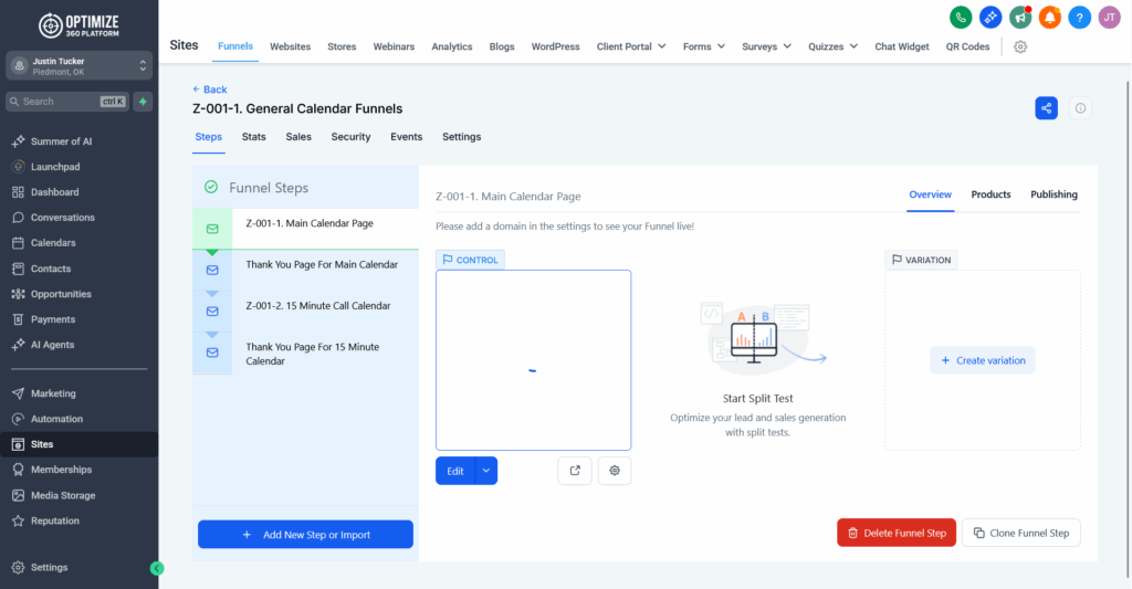 Optimize 360 Platform Screenshots (2)
